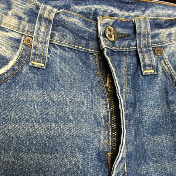 Bullhead Mens Blue Jeans size 32x30 Gravels Slim Fit Destroyed Distressed Denim - Picture 11 of 12